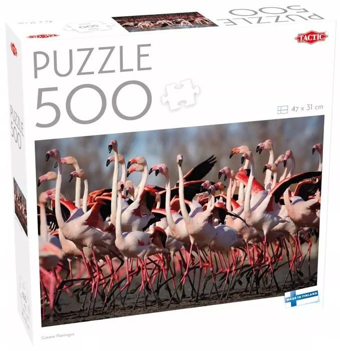Puzzle 500 Duże flamingi. Tactic