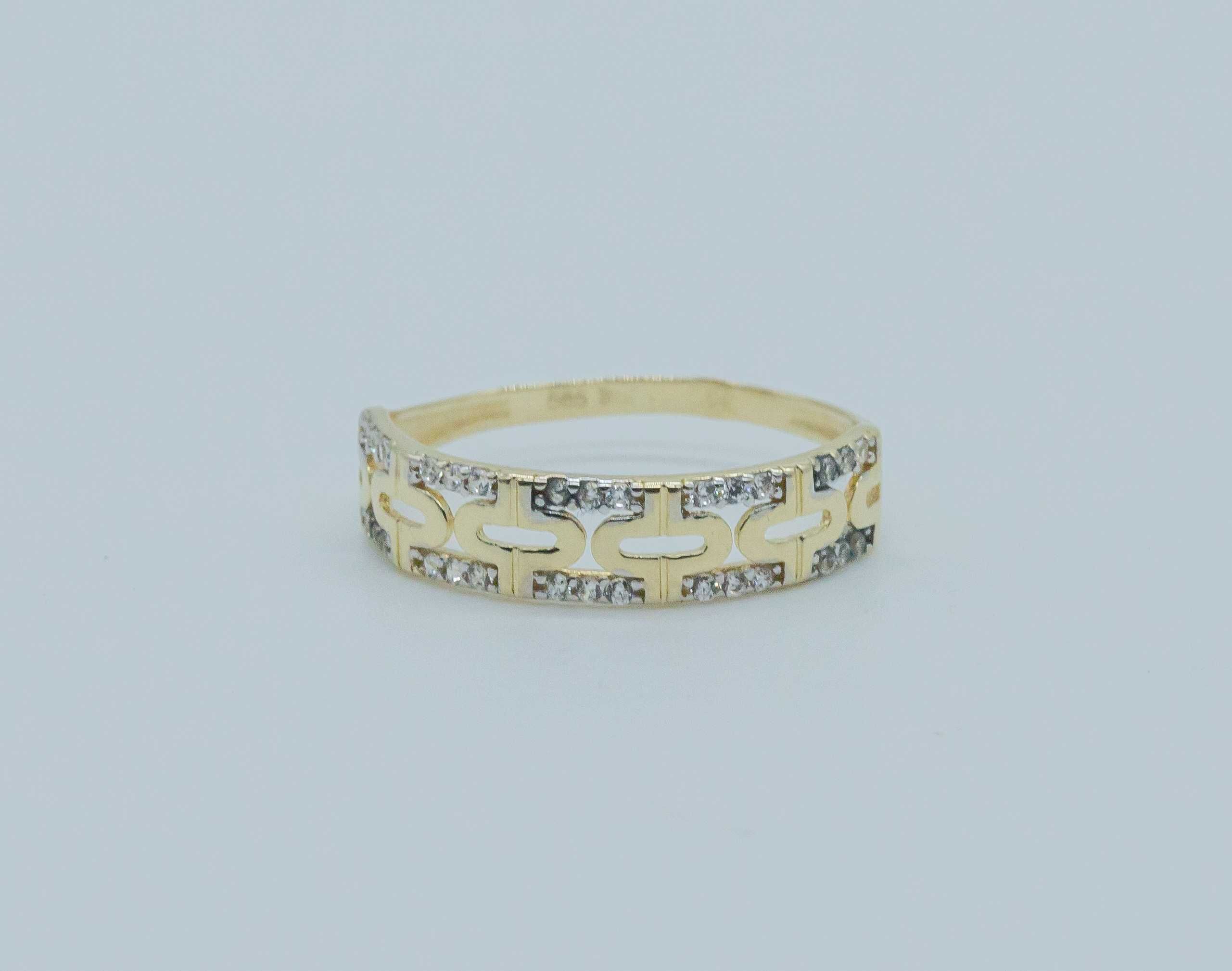 Złoty pierścionek 585 1,47 gram rozmiar 18 NOWY Okazja