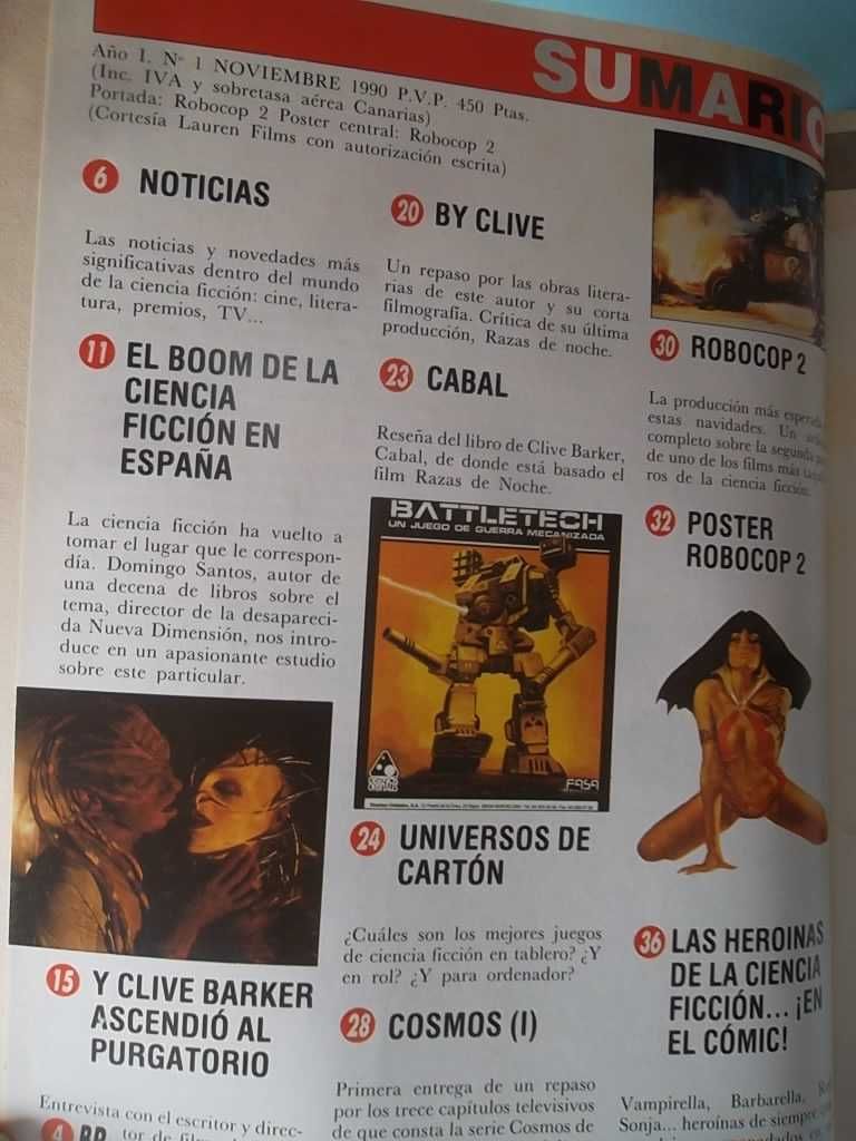 BLADE RUNNER Magazine Nº 1, 2, 3 - Edição Especial 180 páginas