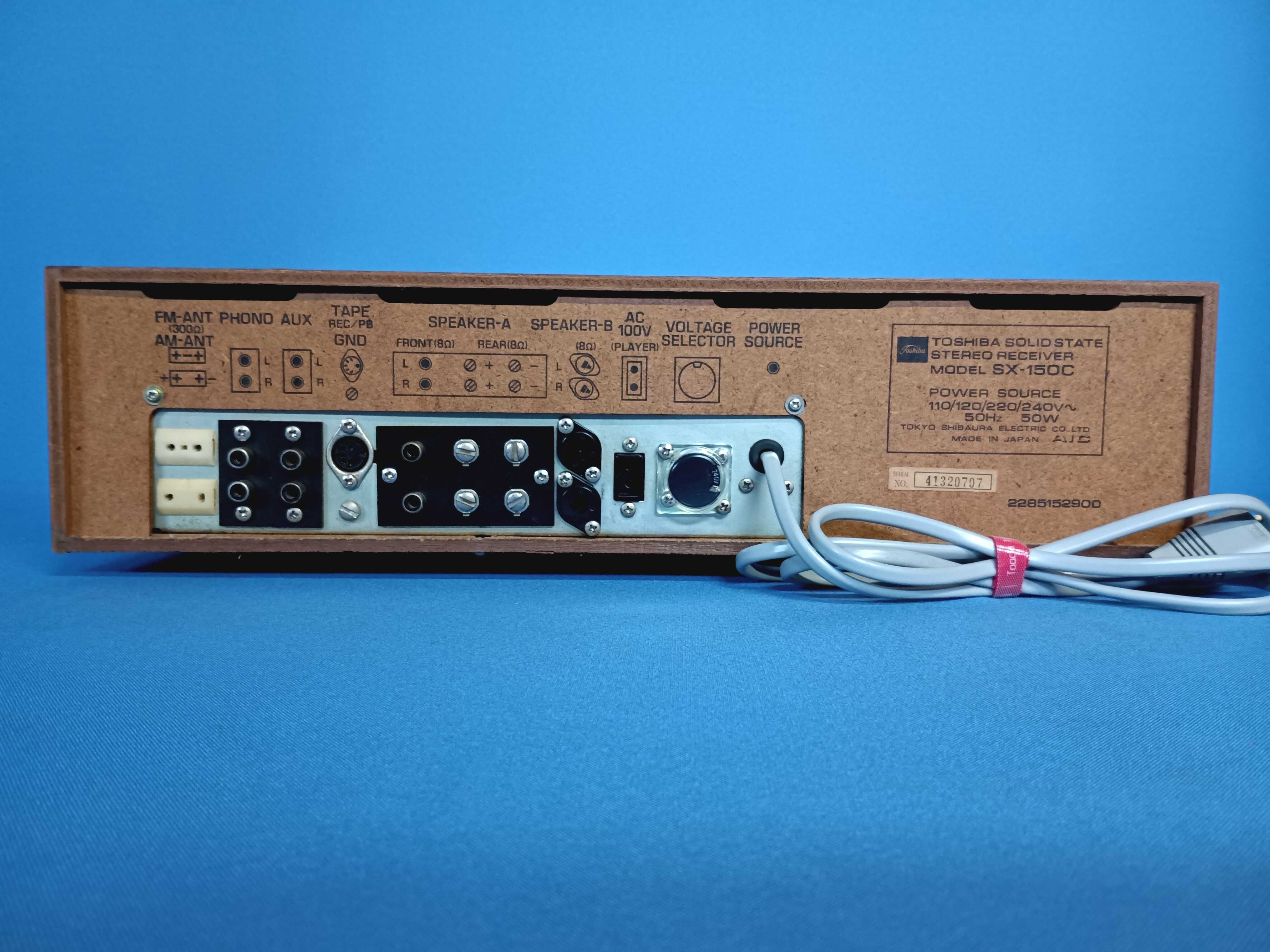 receiver TOSHIBA SX-150C + colunas TOSHIBA