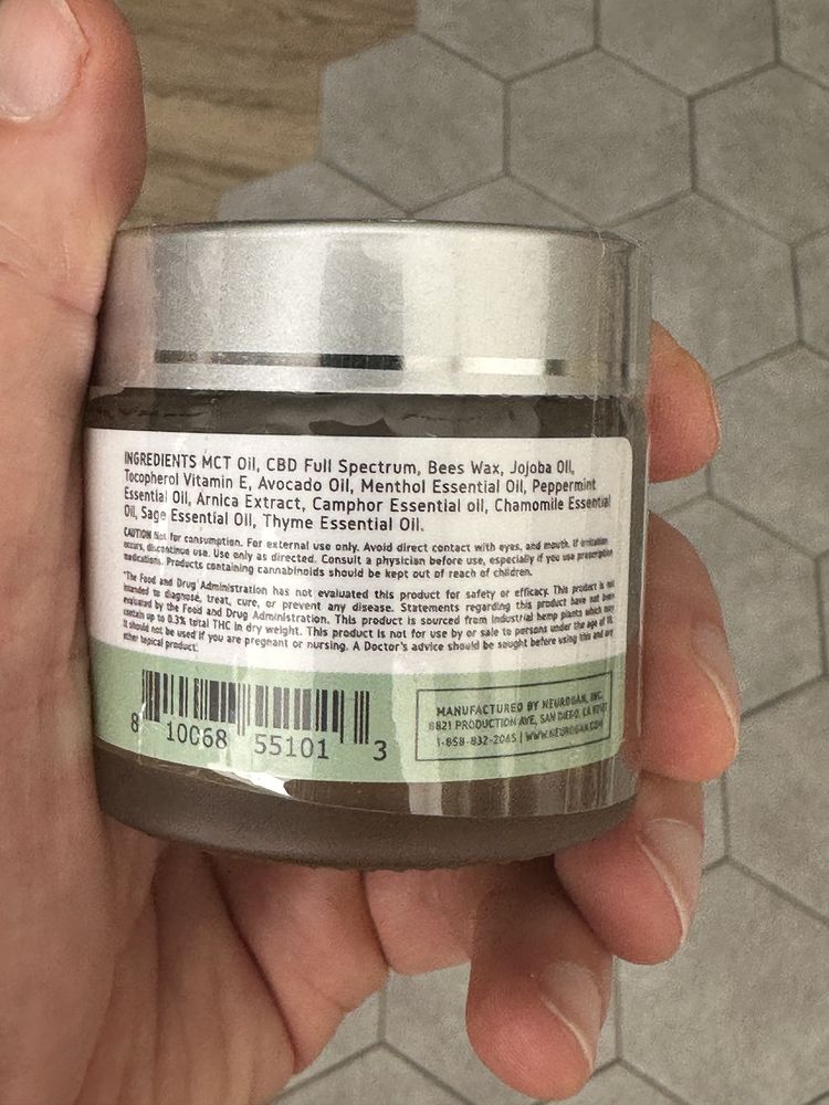 SALE!! Топ засіб від болю! Бальзам Neurogan CBD 8000mg