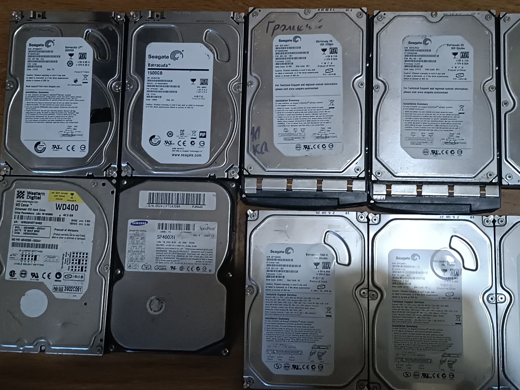 Жорсткі диски HDD 2000gb - 40gb (Ціна за всі)