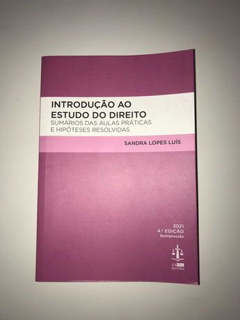 "Introdução ao Estudo do Direito", Sandra Lopes Luís