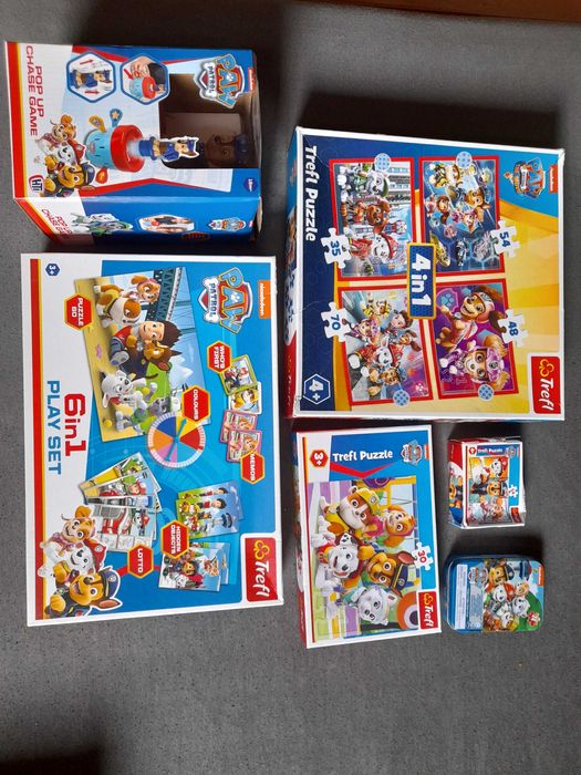 Gry planszowe i puzzle Psi Patrol