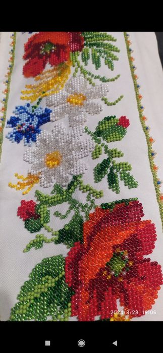 Пролам вишите плаття бісером( чеським! Ручна робота!)