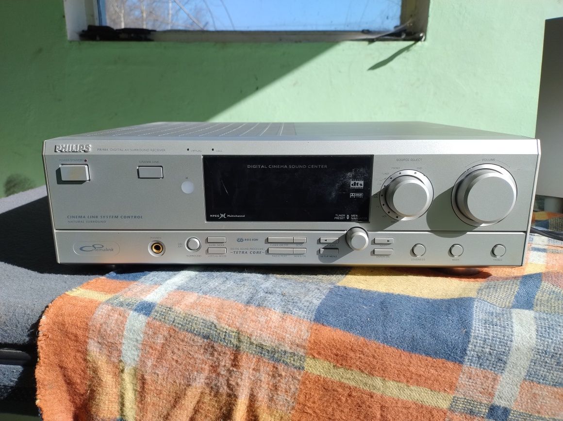 Kino domowe Philips Fr984 i SW968 amplituner