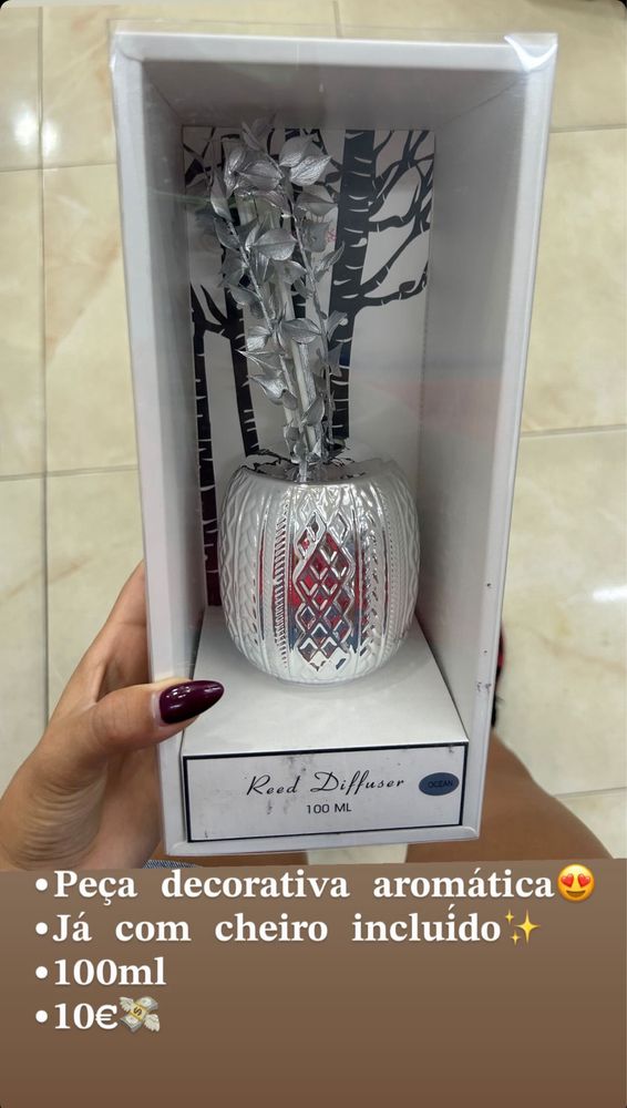 Peça decorativa aromática