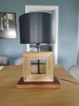 Lampa nocna  drewniana