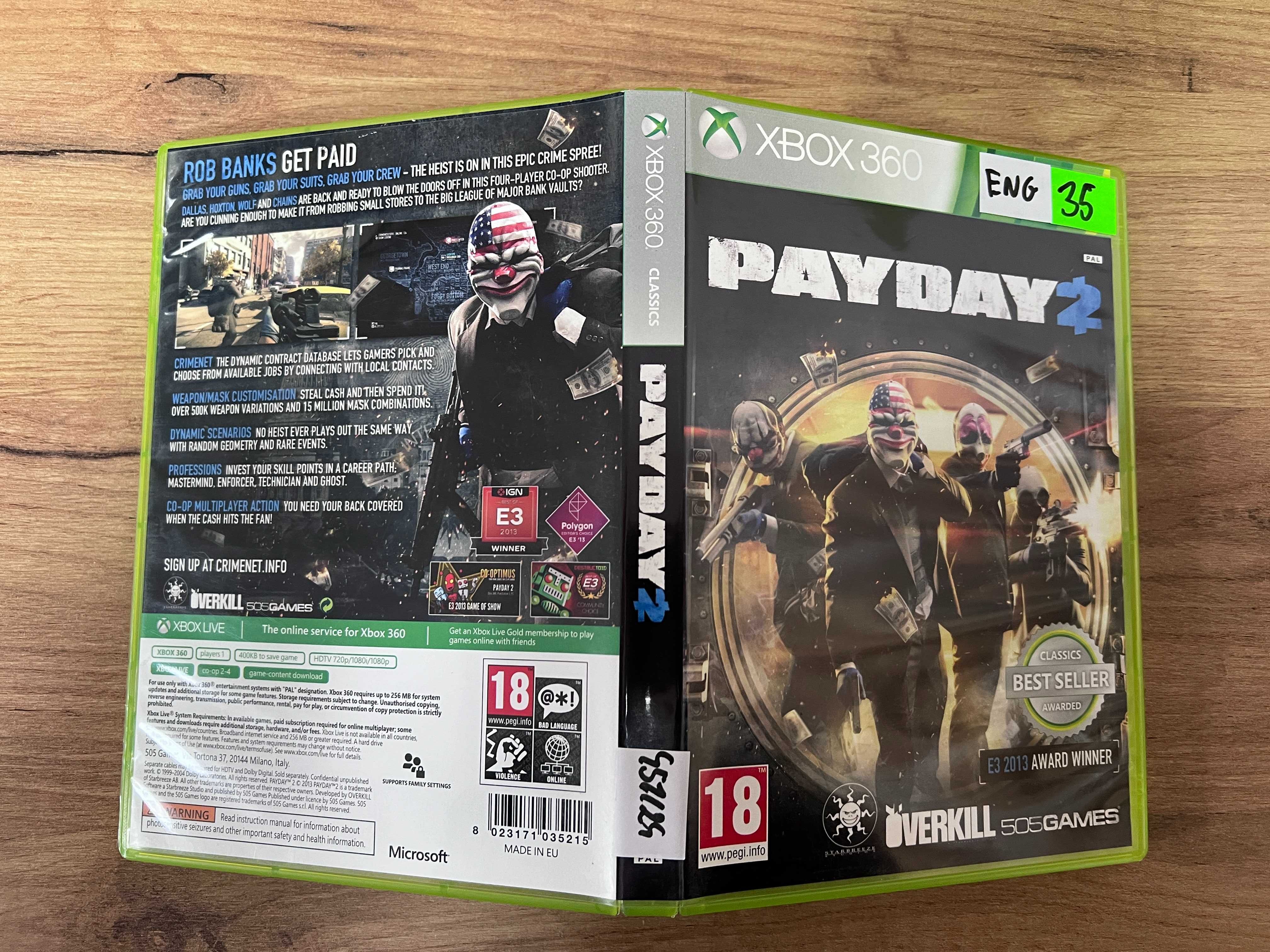 Payday 2 Xbox 360 | Sprzedaż | Skup | Wymiana |