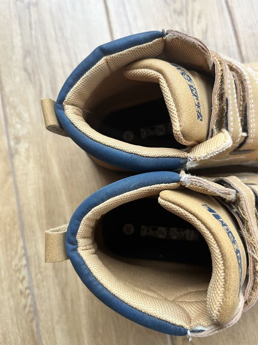 Trzewiki jesienno zimowe 30 musztardowe