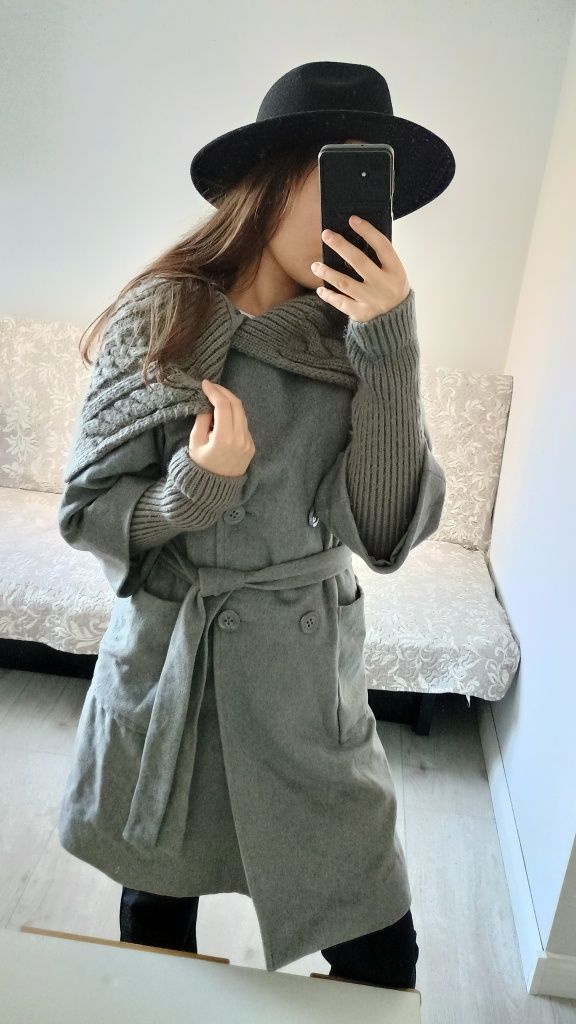 Tiffi płaszcz wełniany M
