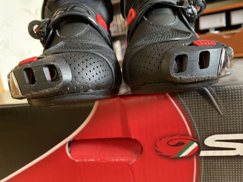 Buty motocyklowe wysokie Sidi Rex Air 41 dł Wkładki 26 cm - czarne