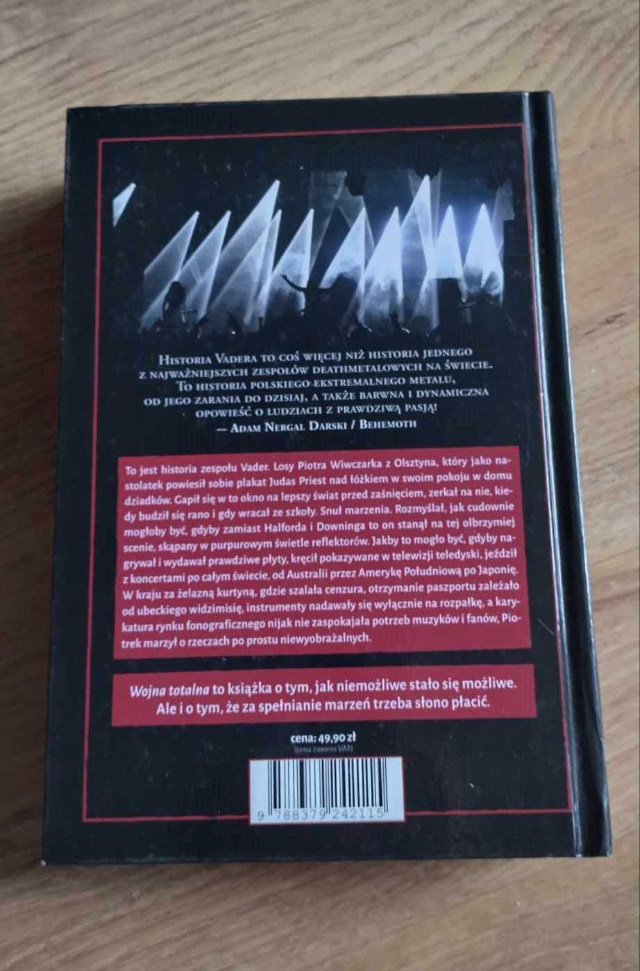 książka "Vader. Wojna totalna" Jarek Szubrycht