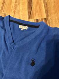 Sweterek niebieski polo ralpf lauren XL
