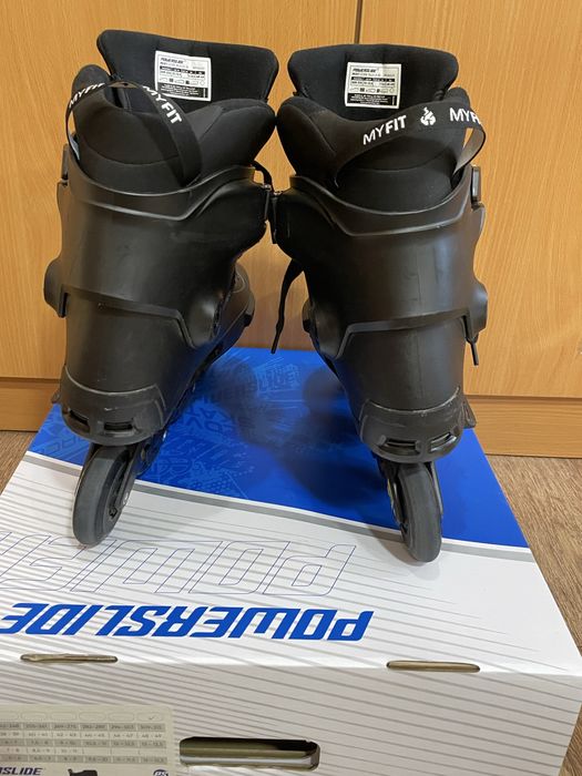 Роликові ковзани POWERSLIDE NEXT CORE BLACK 80 розмір 48-49