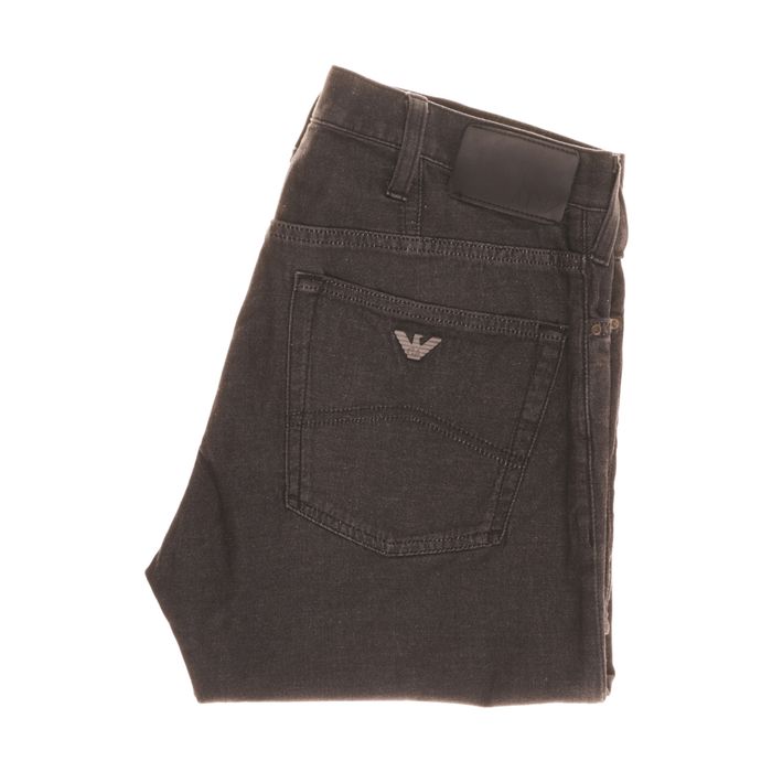 Spodnie Armani Slim Fit W30 Męskie Ciemny Denim Stretch