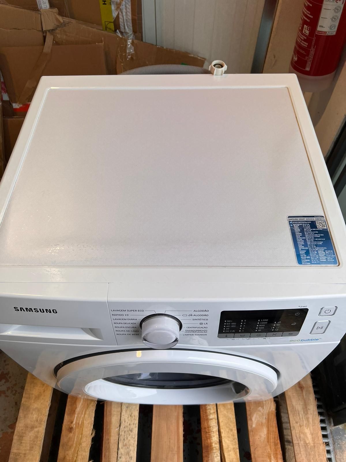 SAMSUNG WW80J5355MW/EP - máquina lavar roupa como nova