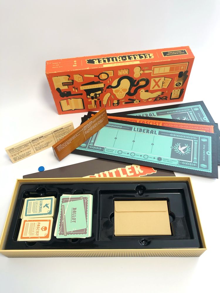 Хит! Настольная игра Тайный Гитлер (Secret Hitler) Large Box