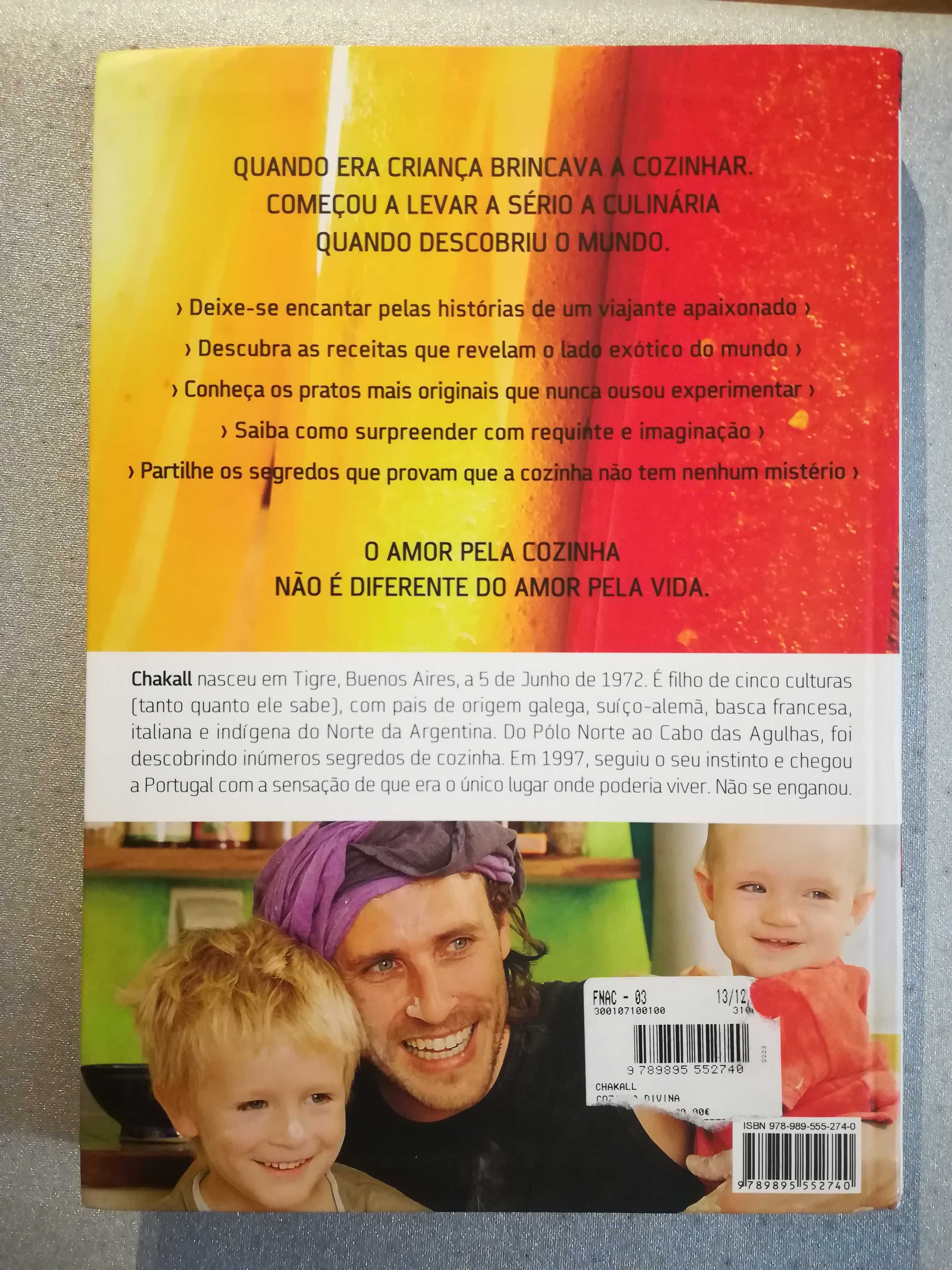 LIvro CHAKALL, cozinha divina