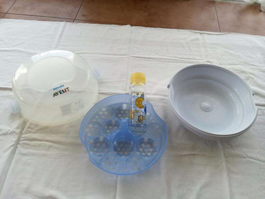 Esterilizador a vapor para microondas