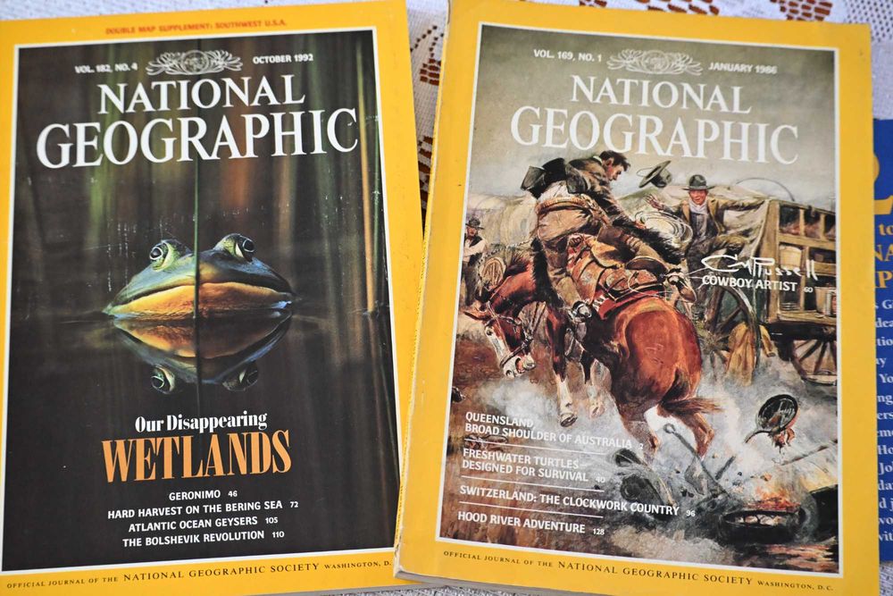 English is essential. National Geographic (2 egzemplarze) – Angielski.