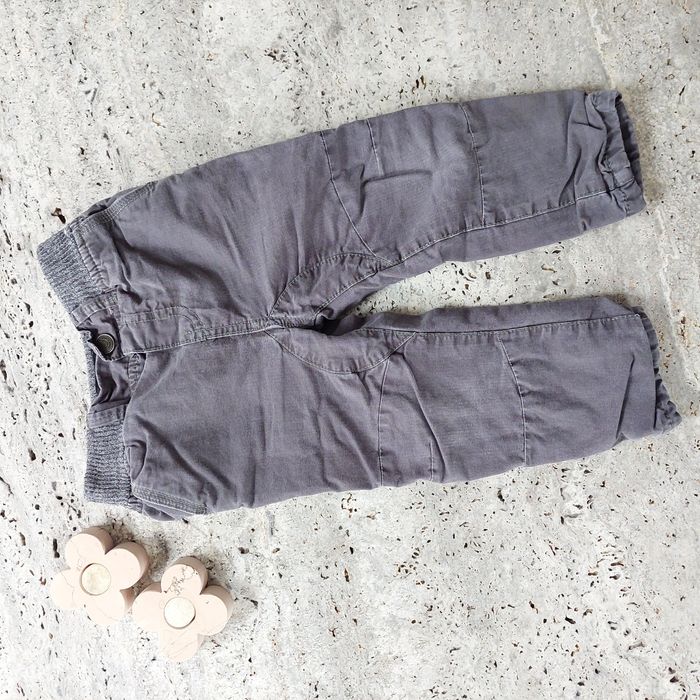 Ocieplane spodnie jeansy 80 denim co