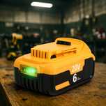 Mocna bateria akumulator 6Ah 18/20V kompatybilne z deWalt DCB200 DCB18