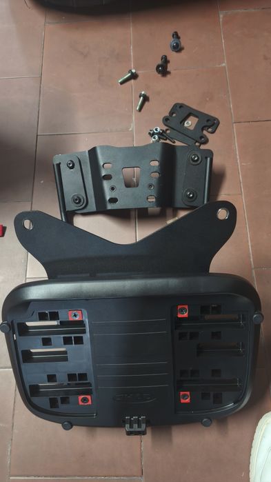 Suporte + topcase shad 39L para tracer 9/GT/GT+ de 2021 a 2024