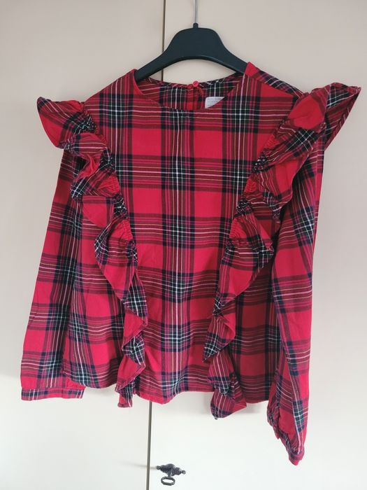 Bluzka świąteczna Zara Kids dla dziewczynki rozm.152