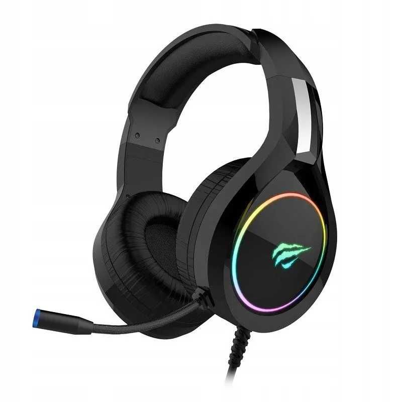 Słuchawki Gamingowe Havit RGB z Mikrofonem 50 mm do PC/PS/Xbox