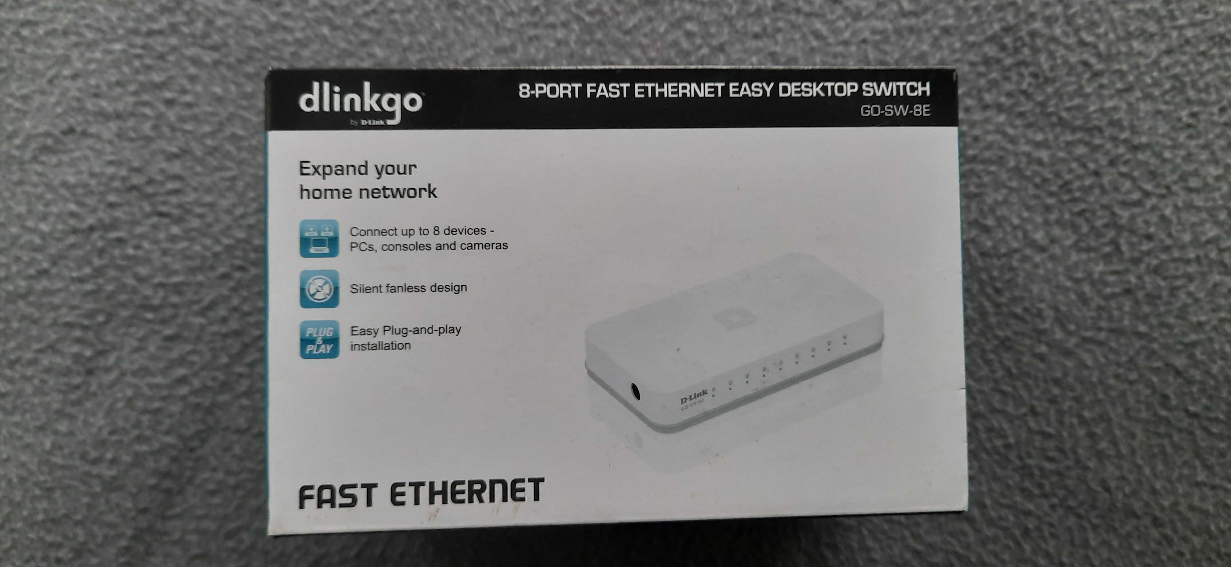 Switch 8 Portas D-Link GO-SW-8E
