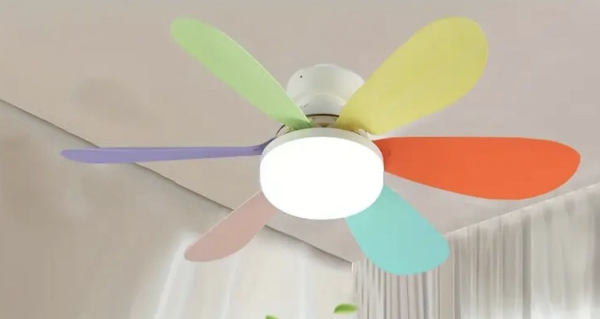 Ventoinhas de fácil instalação com luz
