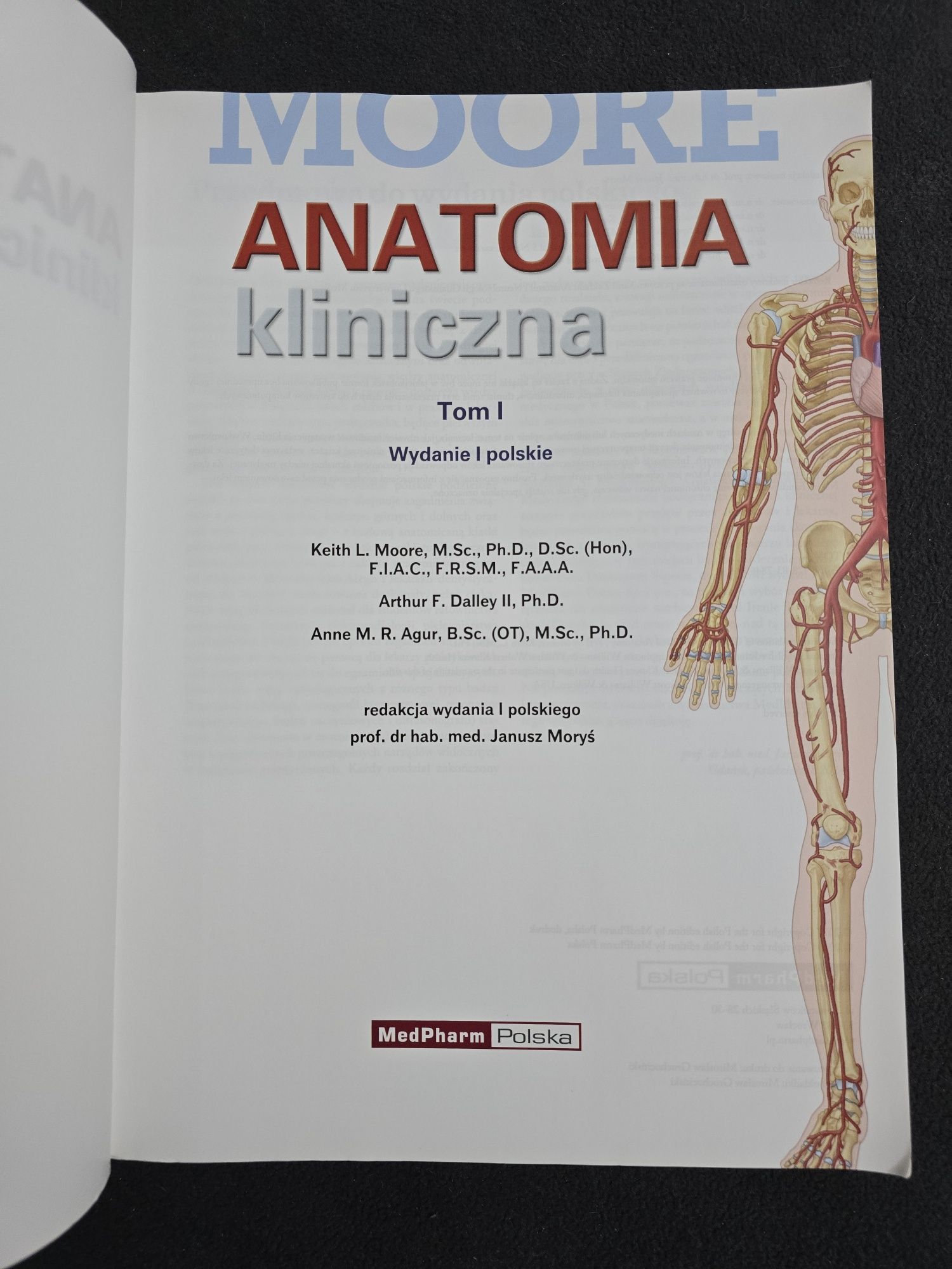 Anatomia kliniczna MOORE'A Tom 1-2