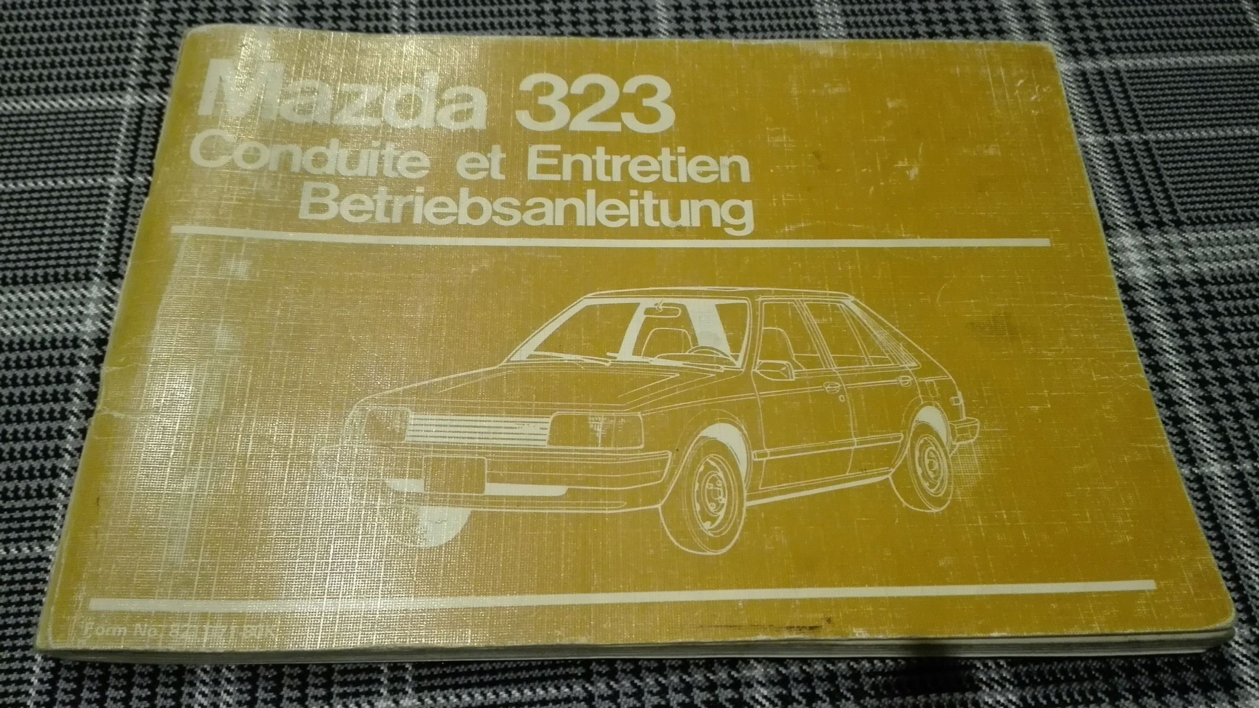 Mazda 323 Instrukcja Obslugi Ksiazka 1980 Rarytas