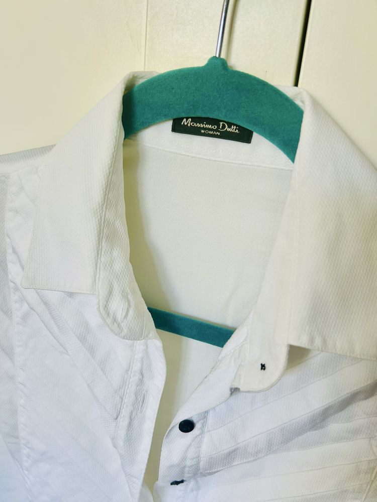 Piękna biała koszula Massimo Dutti