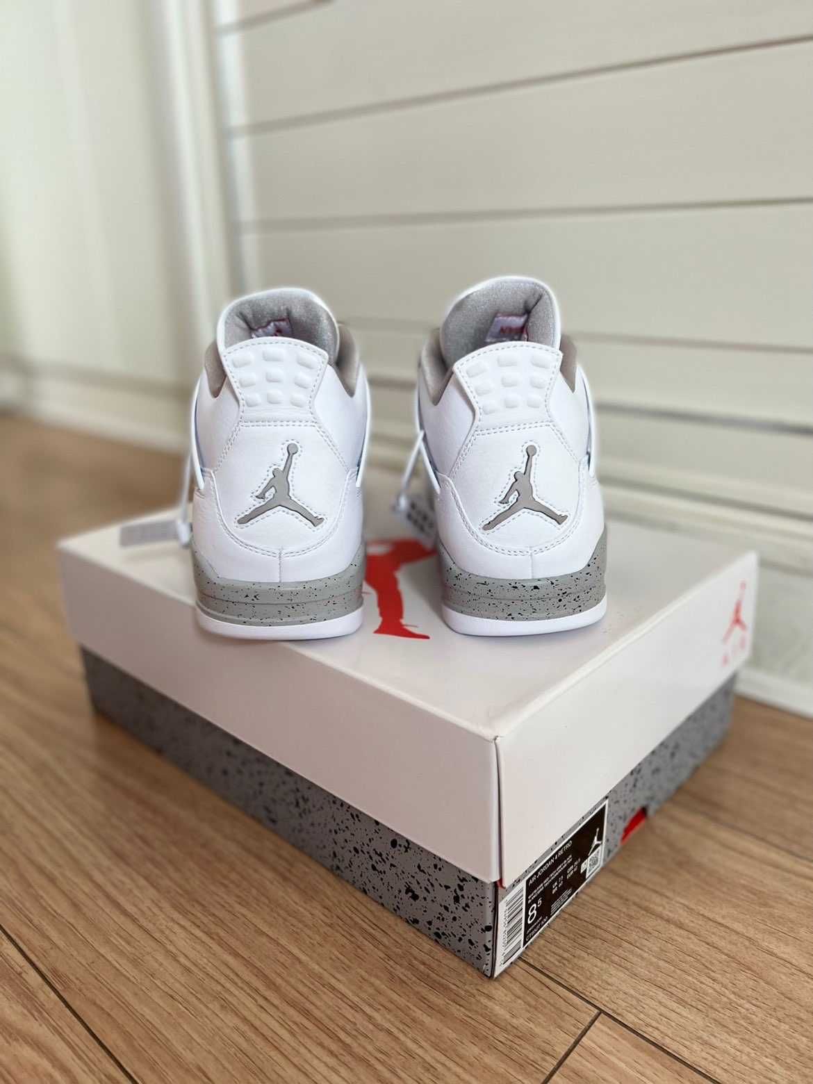 Jordan 4 Retro Białe Oreo Buty codzienne nowe z metką R.42