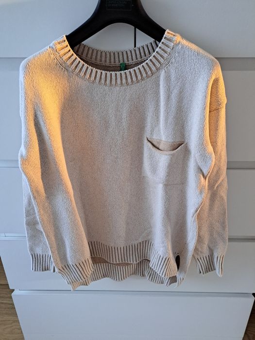 Camisola bege benetton S