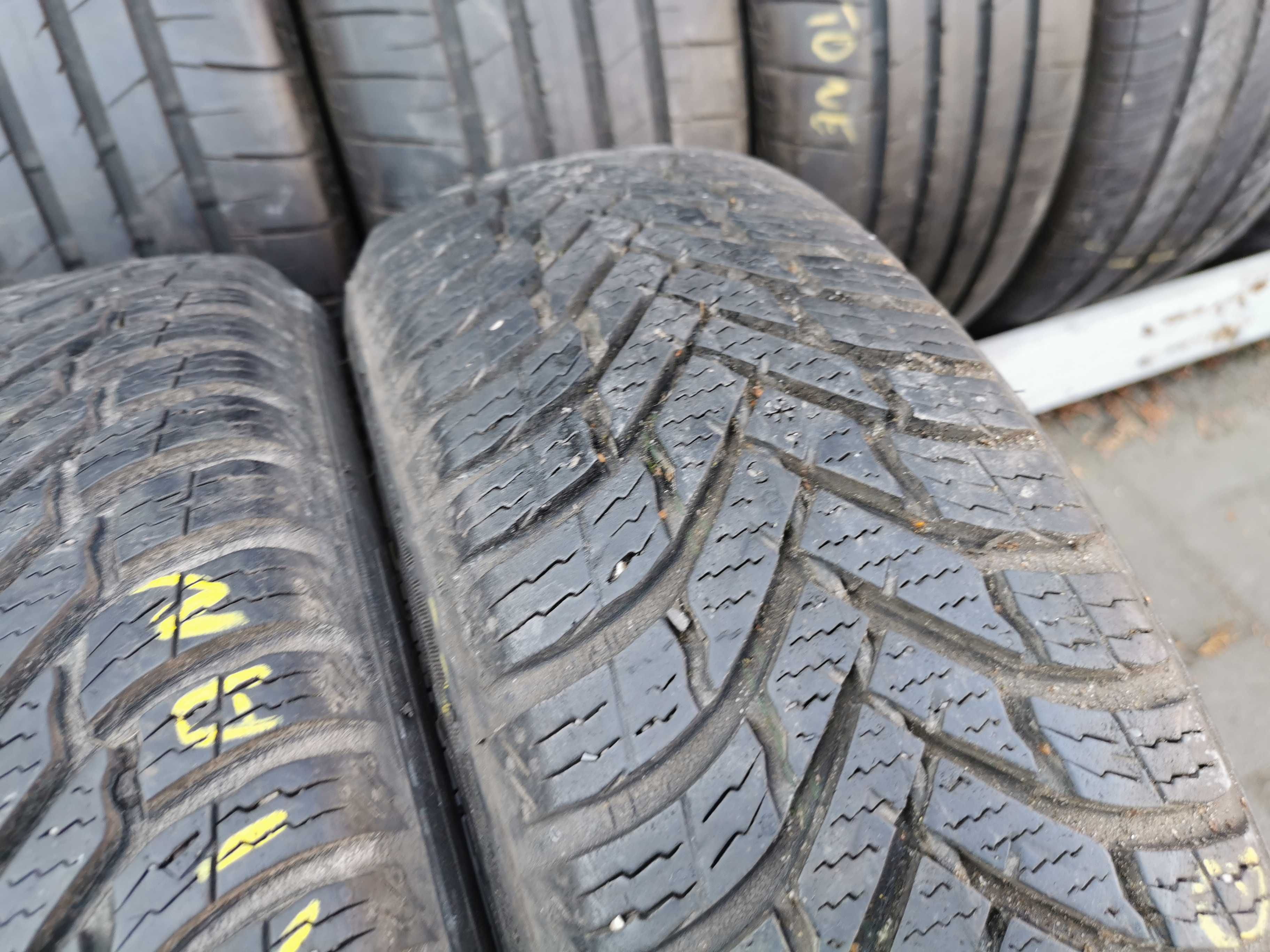TANIO!! Całoroczne Nokian Weatherproof 155/65r14 75T 7mm N1748