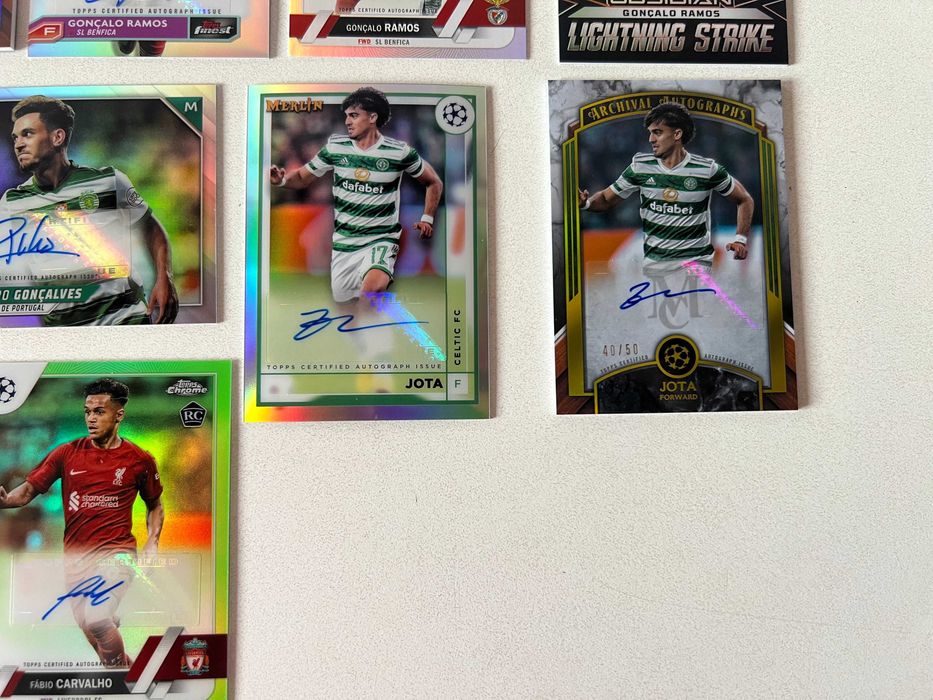 Cartas Topps Panini Auto