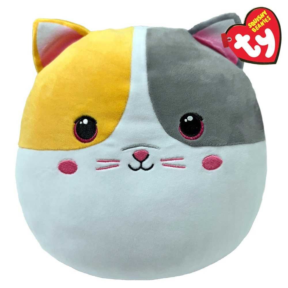 Pluszak Poduszka Squishy Beanies Ty kotek Snuggles 22 cm