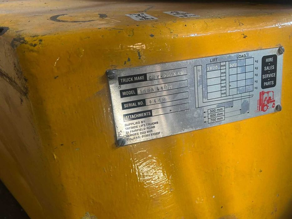 Вилочний навантажувач 2.7 тн 6 м Cov. Climax 60DA1195