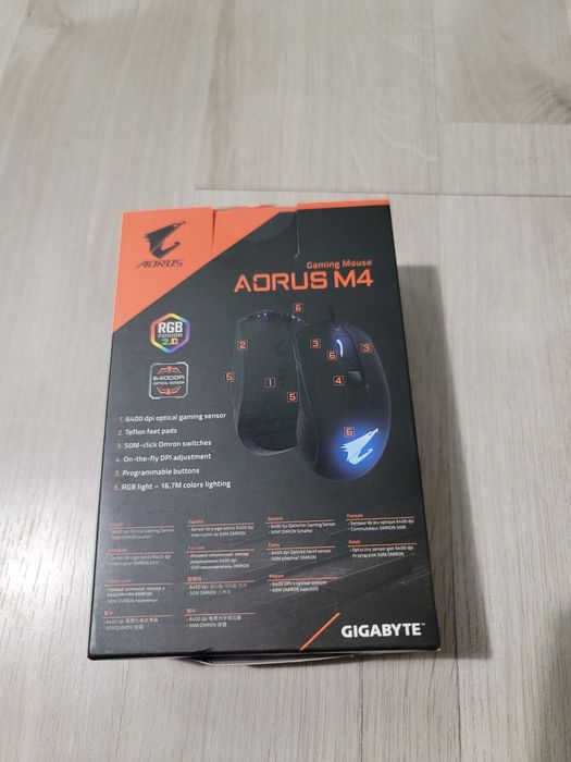 Миша Gigabyte AORUS M4 Black