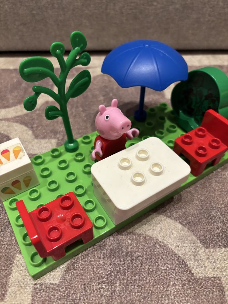 Klocki ala duplo Świnka Pepe