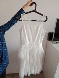 Sukienka biała 164 170 idealna tiulowa komunia wesele ślub PILNIE
