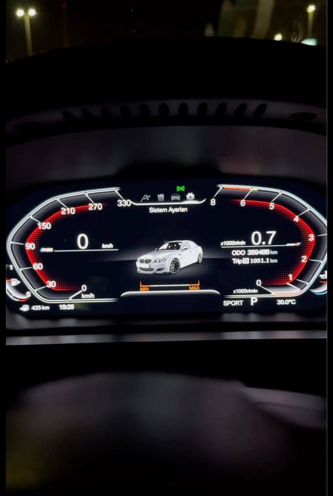 Cluster digital BMW E60 E61 E62 E63 (Novo)