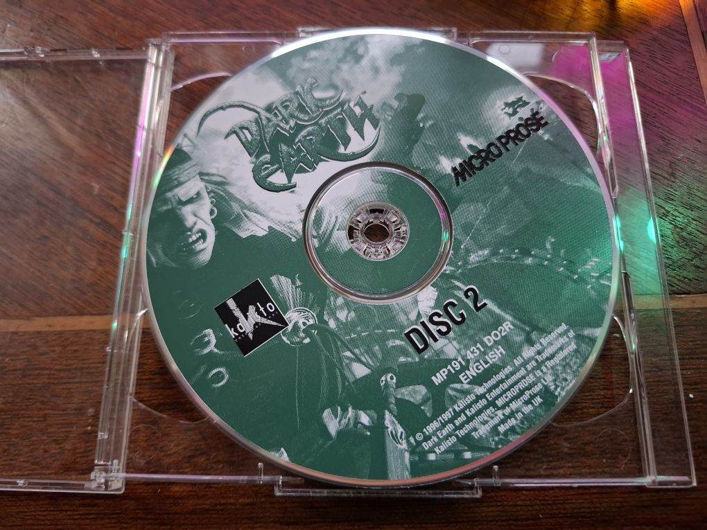PC CD-ROM x 2 /Dark Earth 1997 edycja angielska / Micro Prose. Kalisto