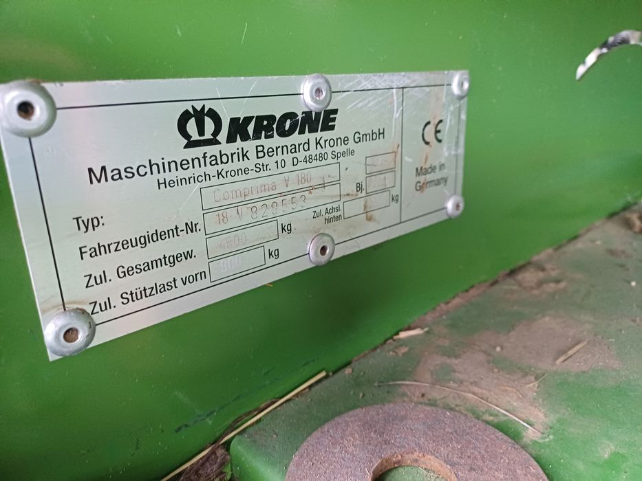 Prasa Krone Comprima/Fortima 60tys netto  nie Fortima Vario Pack
