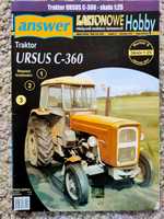 Ursus C-360, 1/25, Kartonowe Hobby nr 6/2017, model kartonowy