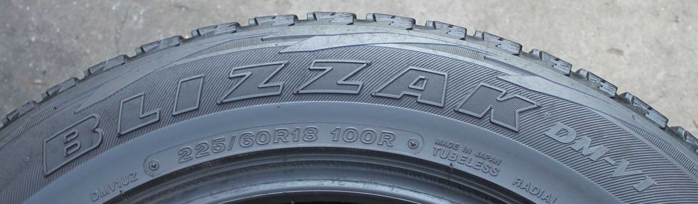 Зимові шини, зимова резина 225/60/R18 Bridgestone Blizzak, Japan