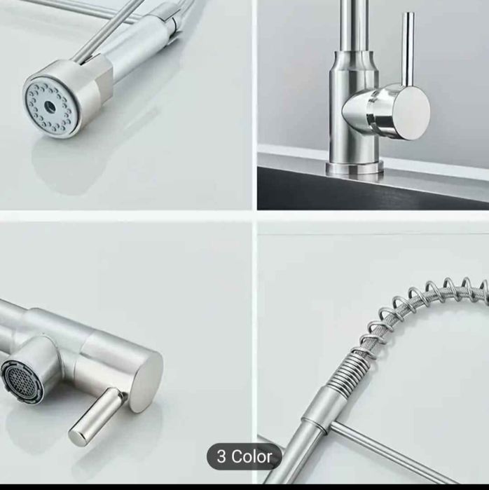 Torneira cozinha MASTER CHEF 2 chuveiro profissional e bica giratória